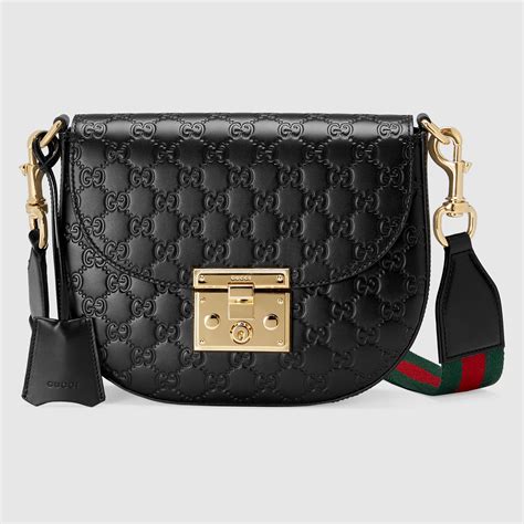 gucci small signature leather shoulder bag|authentic Gucci shoulder.